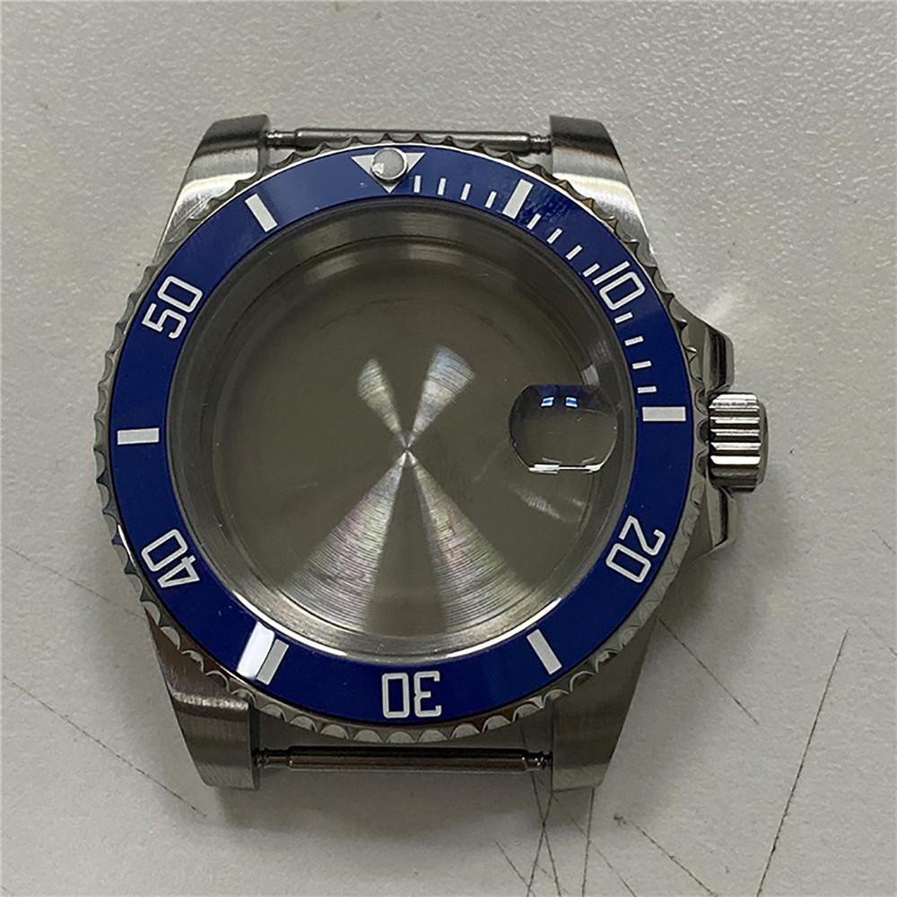 Изображение товара: Чехол часы с сапфировым стеклом из нержавеющей стали марки 316L 40 мм для механических часов NH35 аксессуары для перемещения