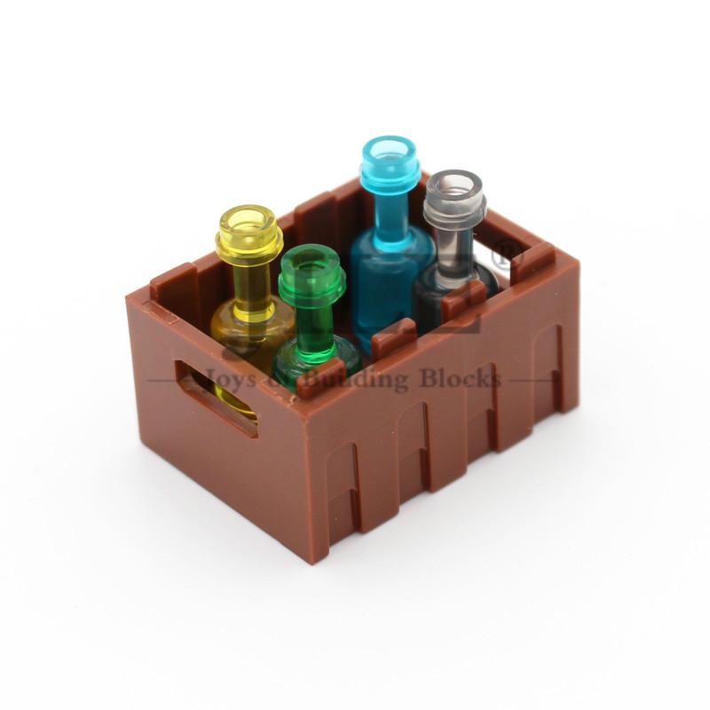 Изображение товара: Конструктор Moc Mini Utensil Bottle 95228, конструктор «сделай сам», фигурка, кирпичи, совместимы с сборными элементами, игрушки с видом на улицу