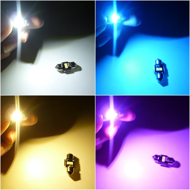 Изображение товара: Автомобильная светодиодная лампа C5W Festoon C10W 6641 6614F, 2x28 мм, 29 мм