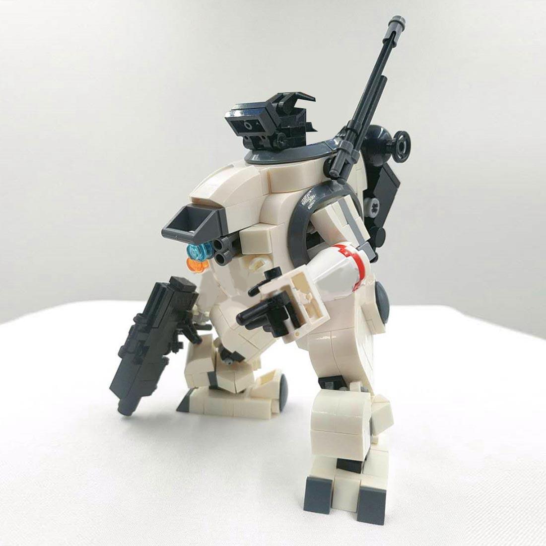 Изображение товара: 312 шт., конструктор MOC Guard Mecha, 15 см