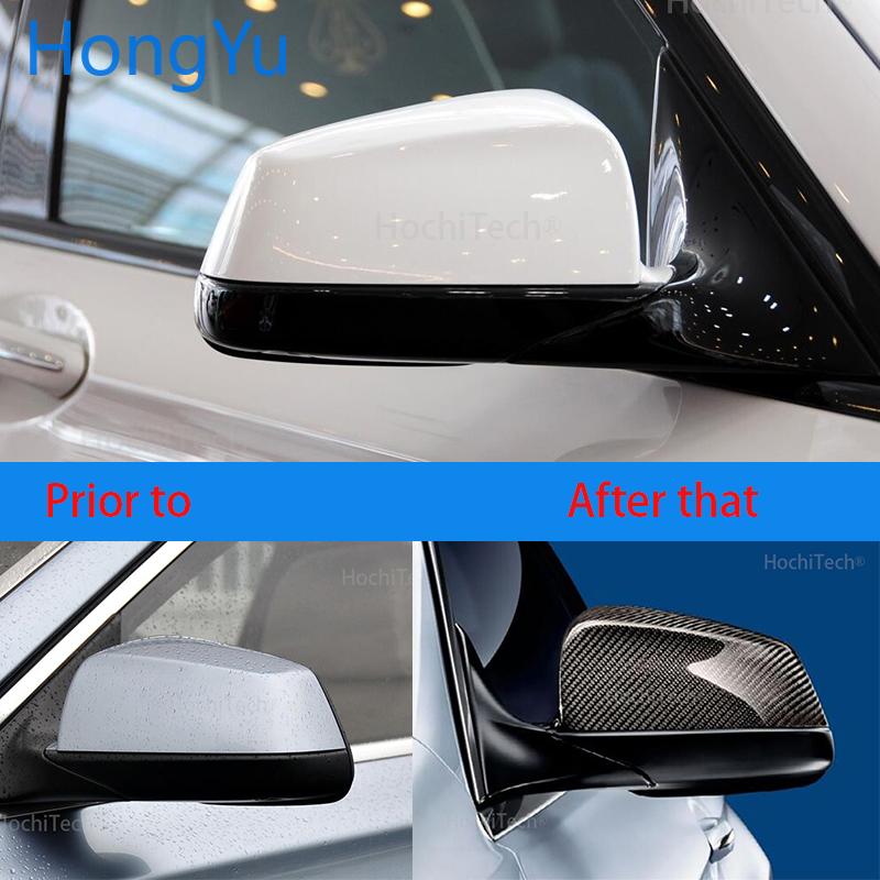 Изображение товара: Для BMW 5 Series F07 Gran Turismo 2010-15 Высокое качество углеродное волокно боковое зеркало корпус зеркальное покрытие зеркало заднего вида аксессуары