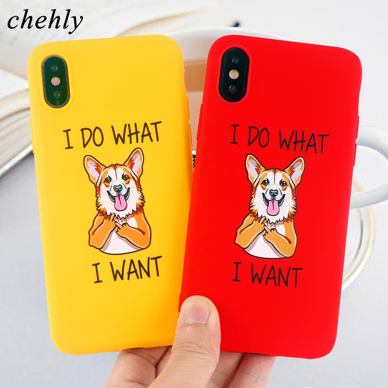 Изображение товара: Модный чехол для телефона Corgi для iPhone 6s 7 8 11 Plus Pro X XS Max XR забавные Чехлы мягкие силиконовые чехлы Аксессуары для мобильных телефонов