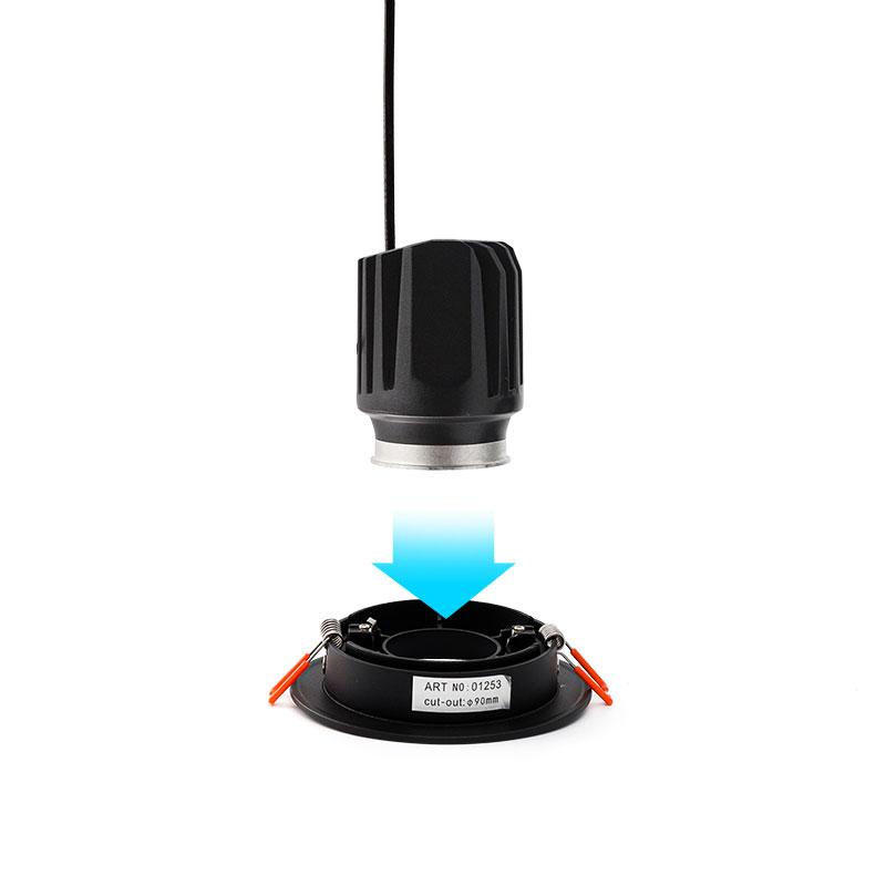 Изображение товара: Точечный светильник, 7 Вт, 12 Вт, из литого под давлением алюминия