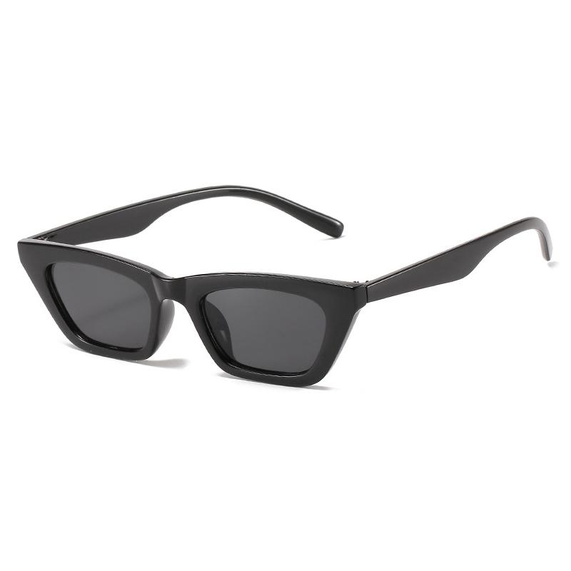 Изображение товара: Солнцезащитные очки «кошачий глаз» женские, винтажные пикантные маленькие, в стиле ретро, брендовые дизайнерские цветные очки