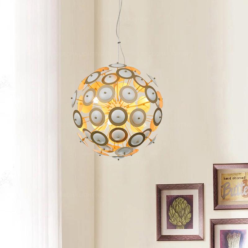 Изображение товара: Креативная Подвесная лампа в стиле лофт, современный золотистый подвессветильник ильник в скандинавском стиле для кухни/спальни/кухни, освещение для гостиной