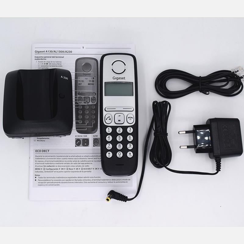 Изображение товара: Беспроводная система для сотового телефона DECT, бесконтактная система, беспроводной телефон с определителем вызова и повторным циферблатом для домашнего офиса