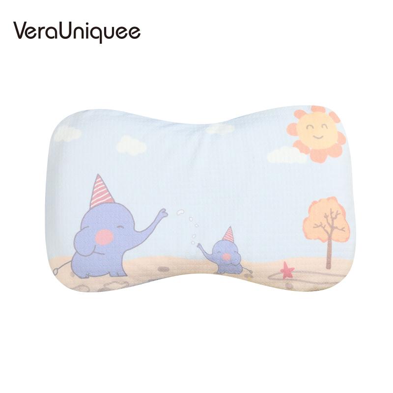 Изображение товара: Подушка для младенцев VeraUniquee, постельное белье, подушка для головы, мультяшная хлопковая подушка для младенцев, удобная детская подушка для сна