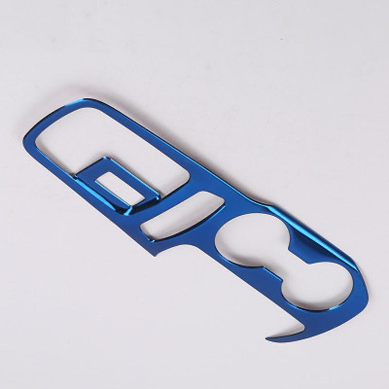 Изображение товара: For Chevrolet Cruze 2017 Style Blue Stainless Steel Car Gear Panel Protection Frame Car Interior Decoration Sticker