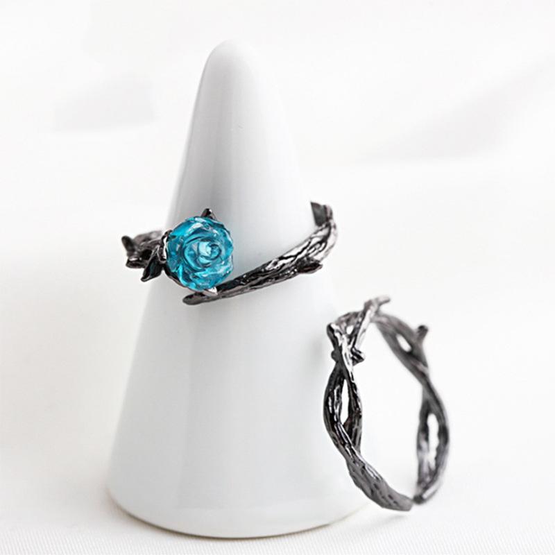 Изображение товара: Uloveido 925 пробы Серебряное кольцо универсальное элегантное украшение для рук женское элегантное серебряное кольцо в Корейском стиле SALRG13