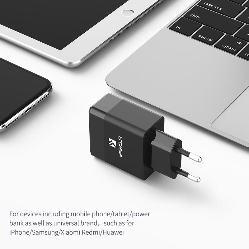 Изображение товара: Устройство зарядное FLOVEME универсальное настенное с USB-разъемом и поддержкой быстрой зарядки