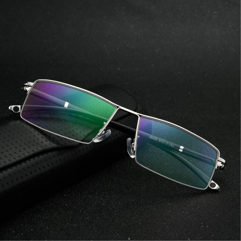 Изображение товара: Оправа для очков в квадратной оправе для мужчин в деловом стиле высококачественные очки для близорукости оптическая оправа для очков