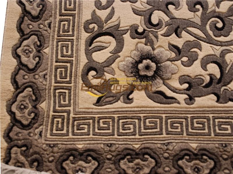 Изображение товара: Современный ковер, современная ковровая плитка, ручная работа, турецкий ковёр, коричневый модный круглый ковер, домашний декоративный коврик