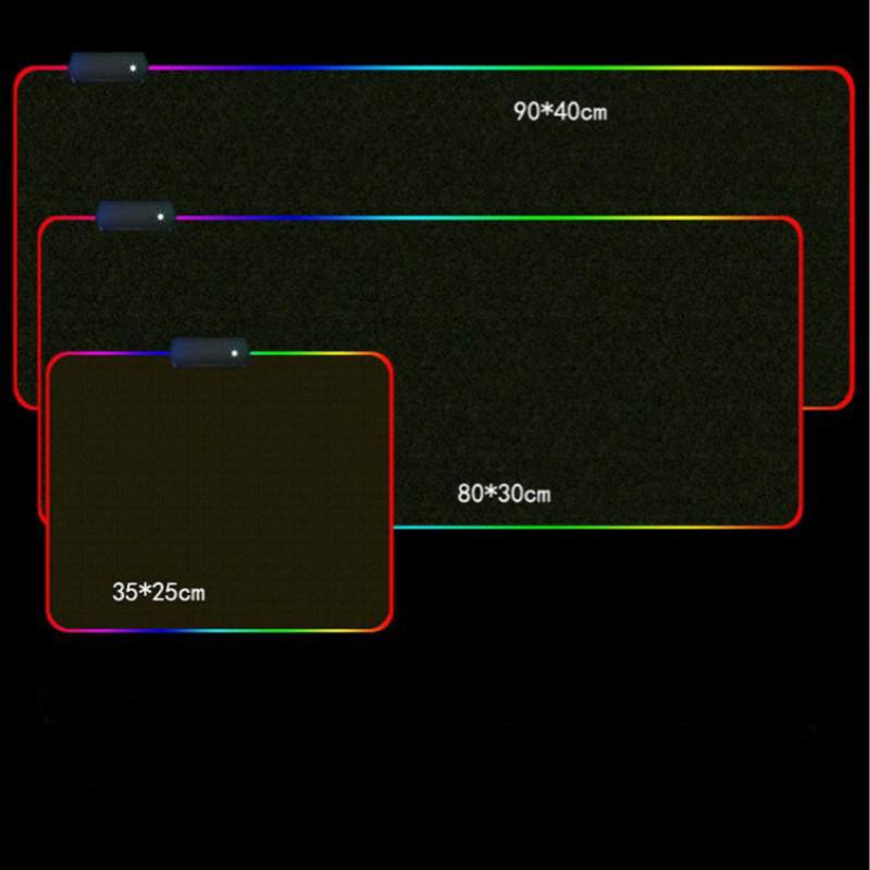 Изображение товара: XGZ цельный анимационный коврик для мыши, RGB подсветка, компьютерный Настольный коврик для клавиатуры, игровой коврик для мыши XXL
