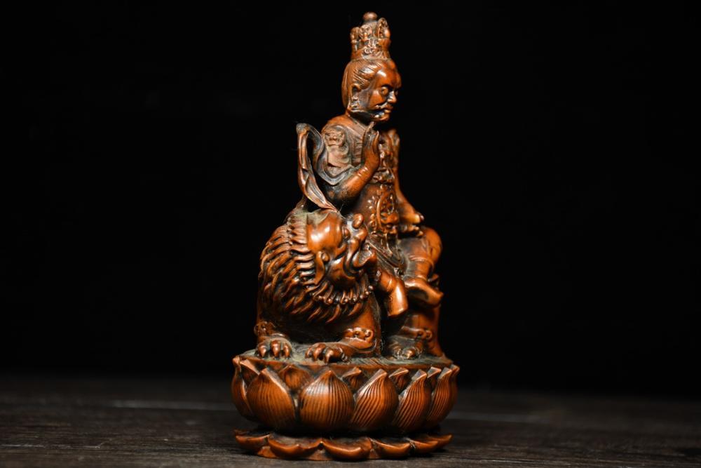 Изображение товара: 5 авиапочту Китая (China Lucky Seikos самшита желтый Бог статуя Будды, символ богатства Тибетский статуя Будды чамбала (Сян (сочетание ароматов риса и орехов) Xiongwen) Статуя