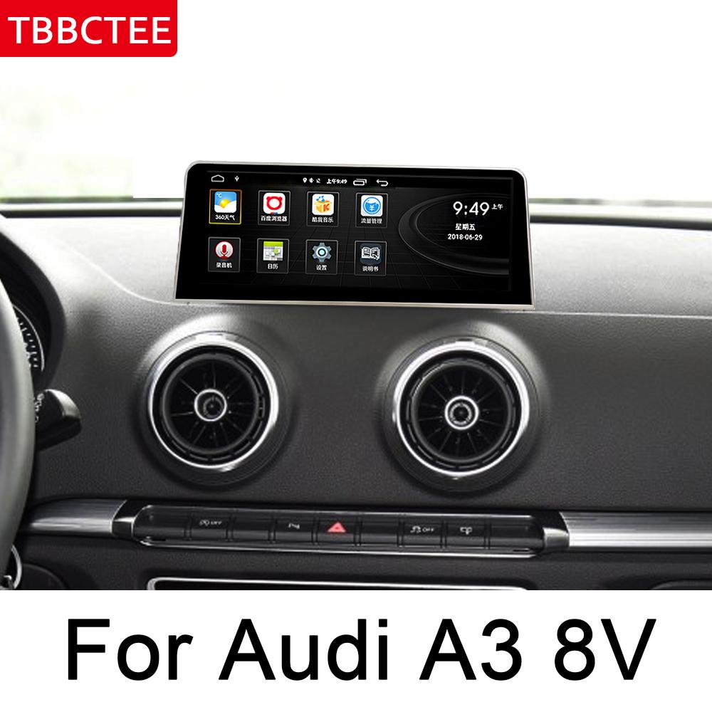 Изображение товара: Автомобильный сенсорный экран для Audi A3 8 в 2014 ~ 2018 MMI Android Радио Аудио мультимедийный плеер стерео дисплей навигация GPS навигация карта WIFI