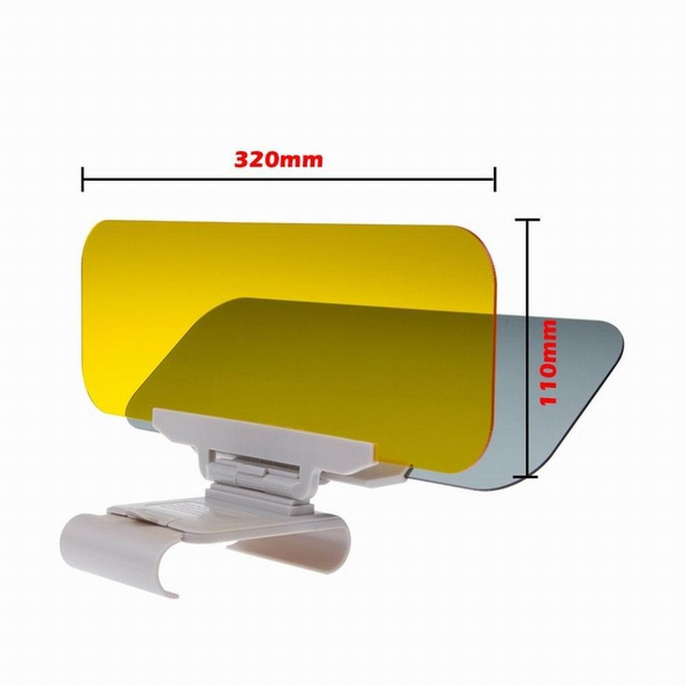 Изображение товара: Автомобильный солнцезащитный козырек HD, автомобильные антибликовые ослепительные очки с защитой от УФ лучей, дневное и ночное видение, водительское зеркало с защитой от УФ, складной козырек с четким изображением HD