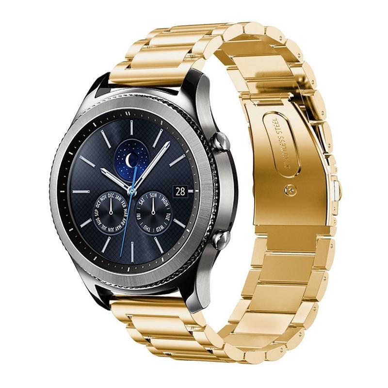 Изображение товара: Ремешок из нержавеющей стали для Galaxy watch 46 мм 42 мм, браслет для Active Samsung Gear S3 frontier/S2/Sport Huawei Watch GT S 3 46, 18/20/22 мм