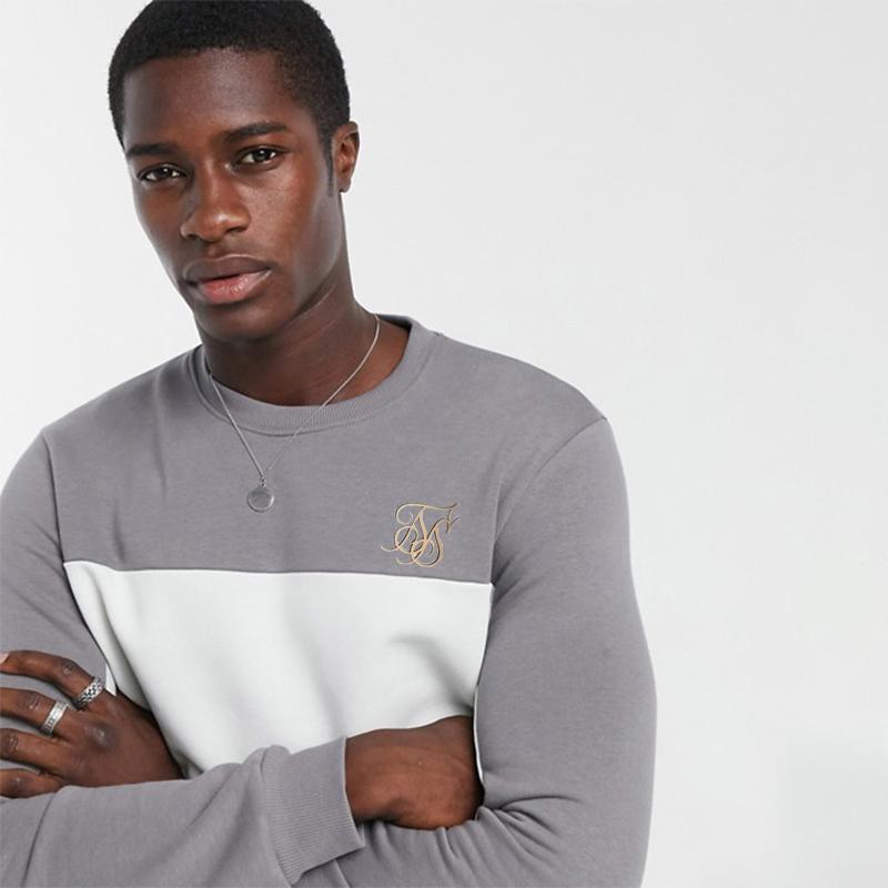 Изображение товара: Мужская шелковая искусственная одежда Sik в стиле хип-хоп, брендовая осенне-зимняя шелковая футболка, Топы, нижнее белье, одежда Siksilk
