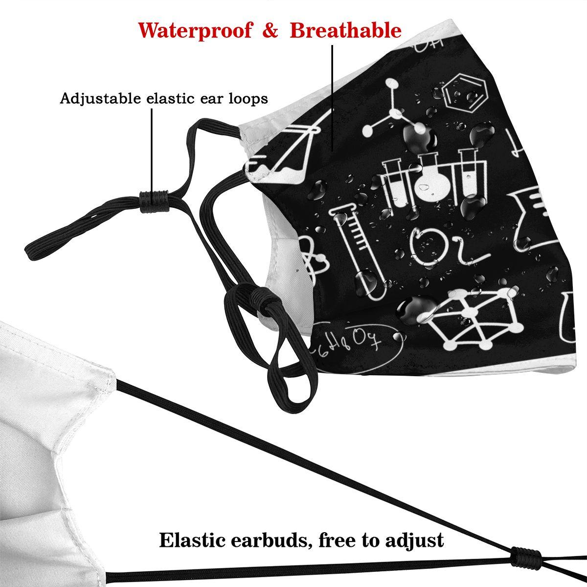 Изображение товара: Многоразовая маска для лица с принтом, научная биология с фильтрами и защитой от ветра и холода, зимний защитный респиратор