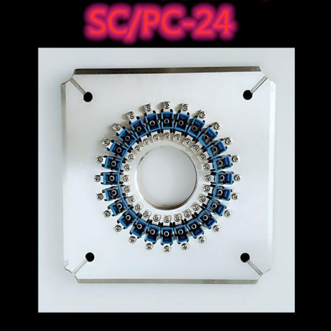 Изображение товара: Четырехгранный герметичный наконечник SC UPC-24, измельчитель волокна, 24 положения, заточка полировщик дисков, зажим SC/PC-24