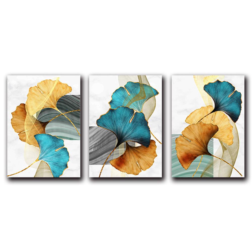 Изображение товара: Абстрактный постер Ginkgo с изображением растений и листьев, настенная живопись, украшение для гостиной, холст, живопись для дома, без рамки