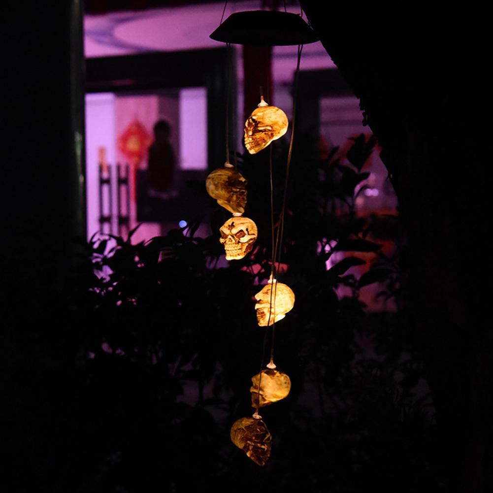 Изображение товара: Светодиодный светильник для Хэллоуина с черепом и колокольчиком, водонепроницаемый, IP66
