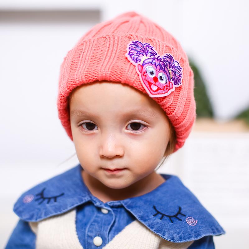 Изображение товара: Зимняя детская шапка для новорожденных, вязаная шапка, вязаная крючком, однотонная детская шапка в горошек для мальчиков и девочек, головной убор для малышей, детская шапка, аксессуары
