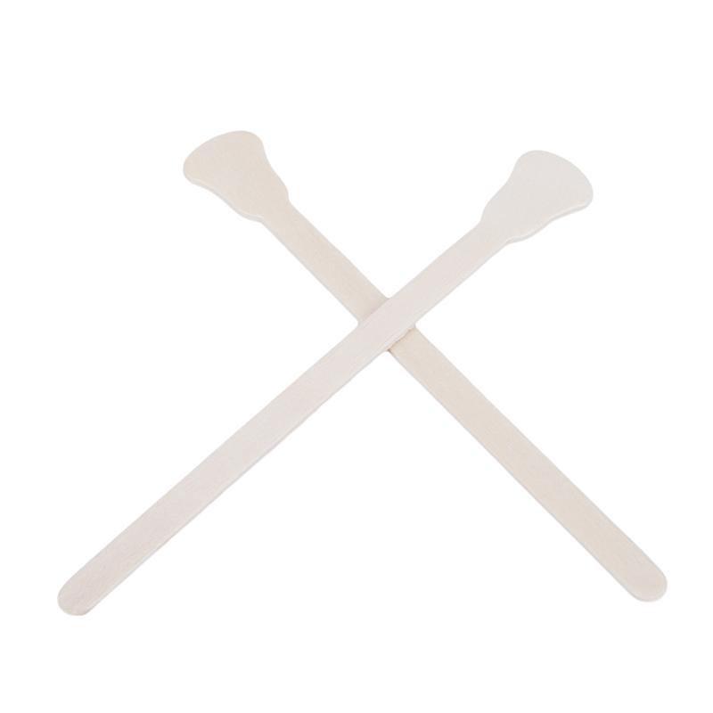 Изображение товара: 10/100 шт. деревянная лопатка для воск для депиляции, Депрессор для языка, одноразовый Многофункциональный бамбуковый набор палочек