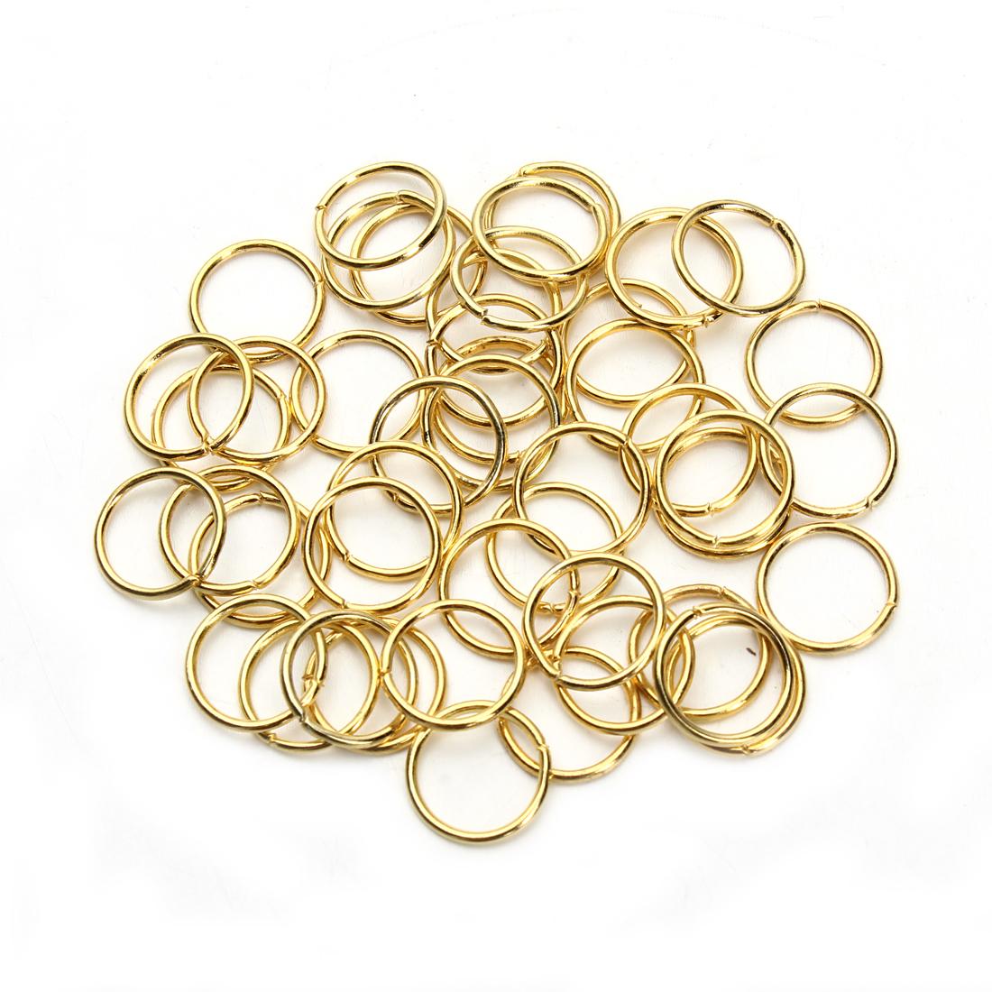 Изображение товара: DC 3 4 5 6 7 8 9 10 мм металлические кольца для прыжков серебро/золото/бронза в коробке цветные сплит-кольца Разъемы для самостоятельного изготовления ювелирных изделий