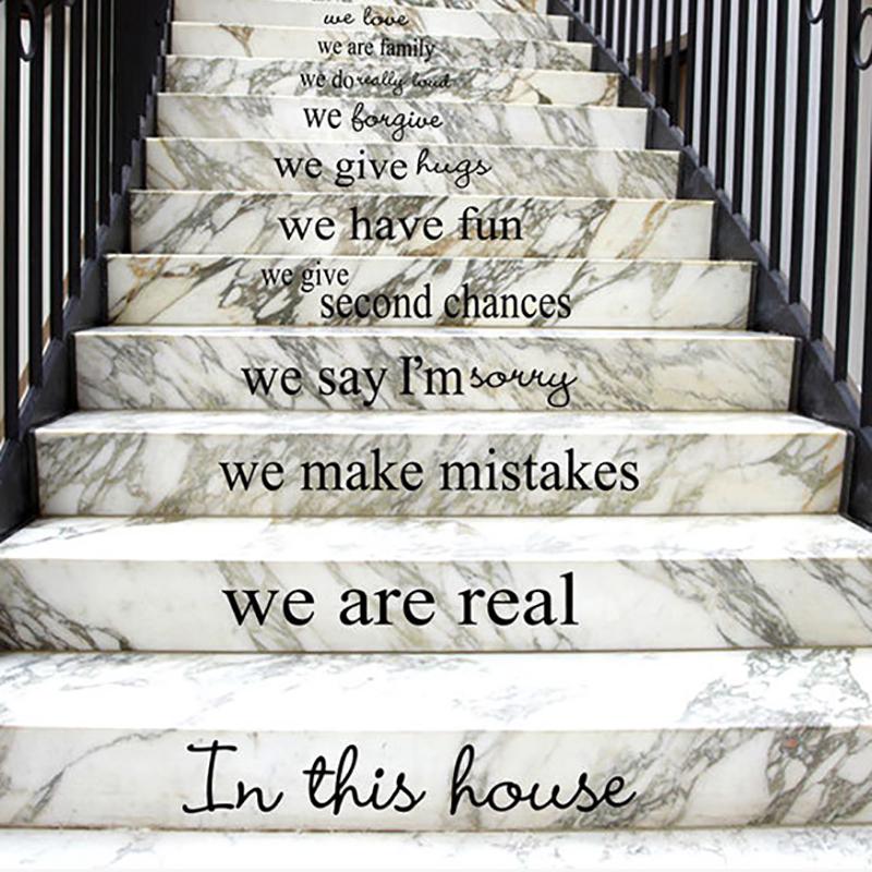 Изображение товара: Креативная самоклеящаяся наклейка с лестницами, ПВХ обои для творчества для письма, Декор, лестница, фон, домашний художественный стикер, украшение для дома