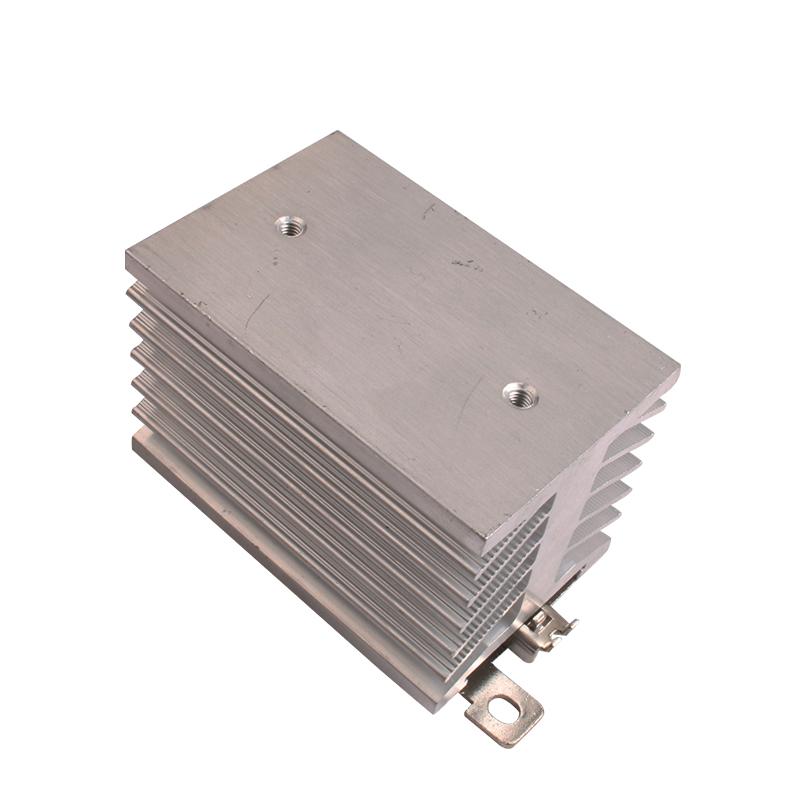 Изображение товара: Новый алюминиевый радиатор на DIN-рейку для однотвердотельного реле 60A-100A, радиатор ssr