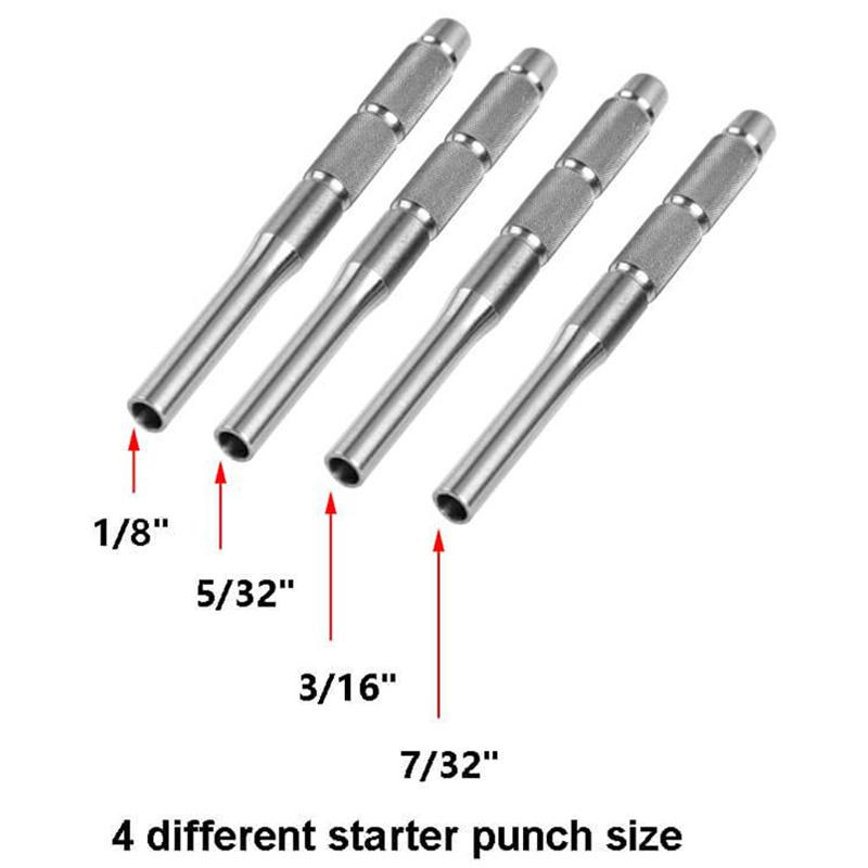 Изображение товара: Набор пробойников с полым концом, 9/13 шт., профессиональный инструмент для снятия и ремонта, для автомобилей, ремонта часов, ювелирных изделий и ремесел