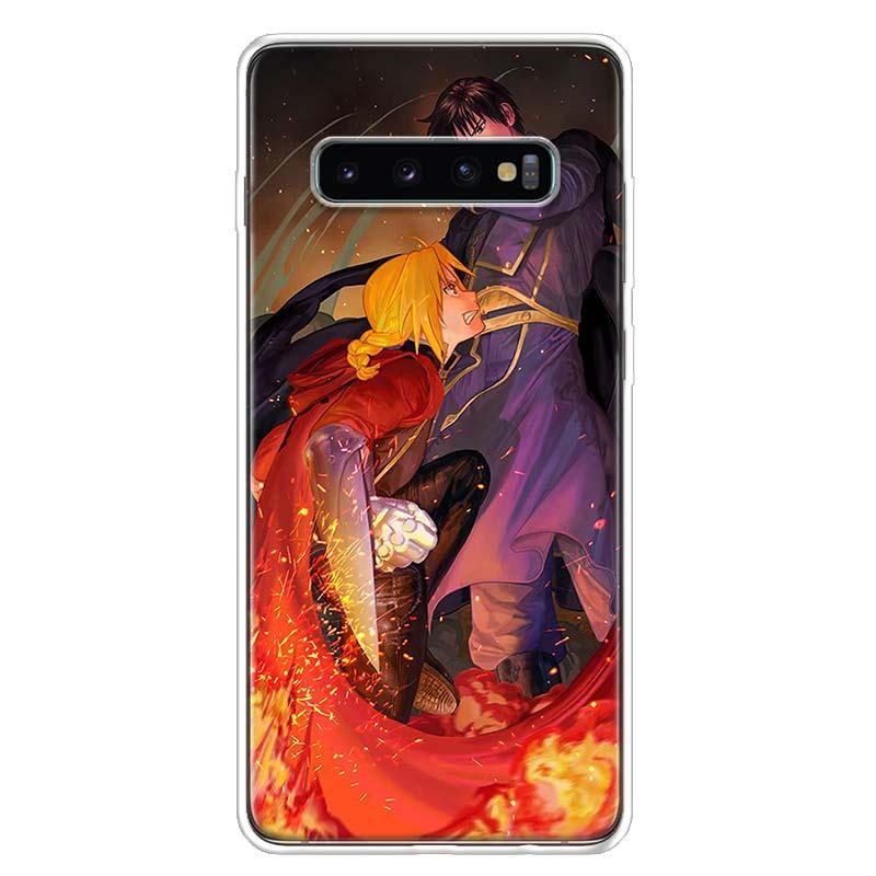 Изображение товара: Цельнометаллический чехол для телефона с аниме-алхимиком для Samsung Galaxy S20 FE S21 S22 Ultra S10 Lite S9 S8 Plus S7 Edge J4 + художественный чехол