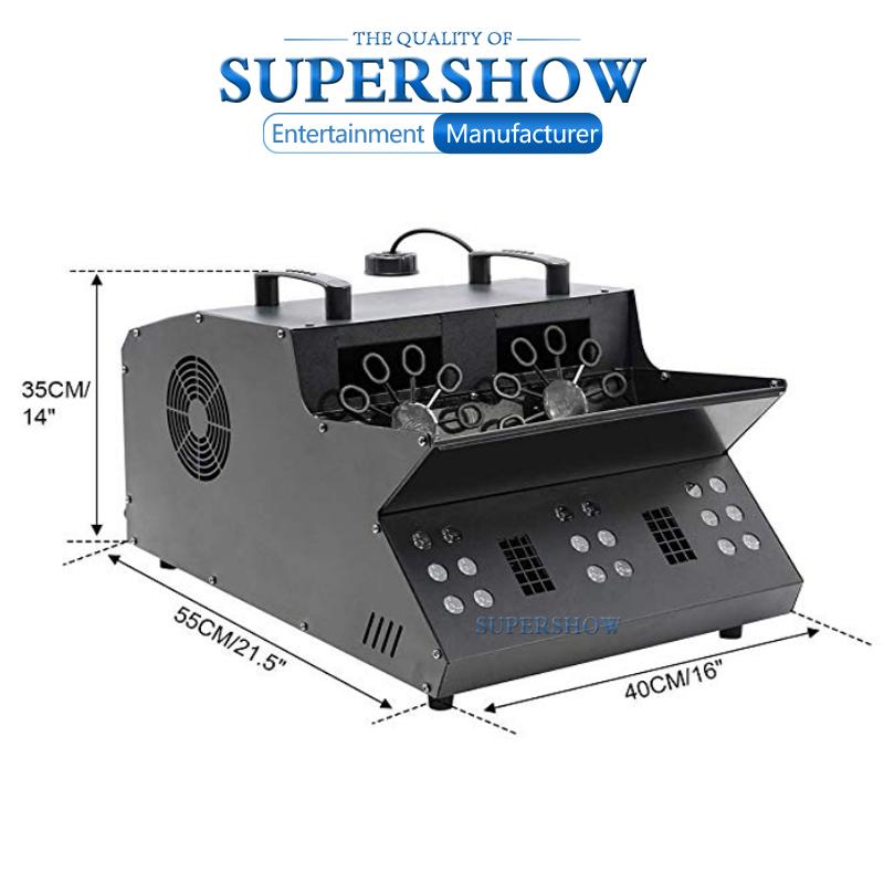 Изображение товара: 1200 Вт DMX пульт дистанционного управления светодиодный туман дым пузырь машина для свадебной вечеринки сценические эффекты