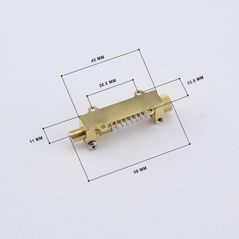 Изображение товара: 1 комплект латунная электрогитара с системой тремоло пружинный стабилизатор комплект регулятор трем сеттер гитарные части