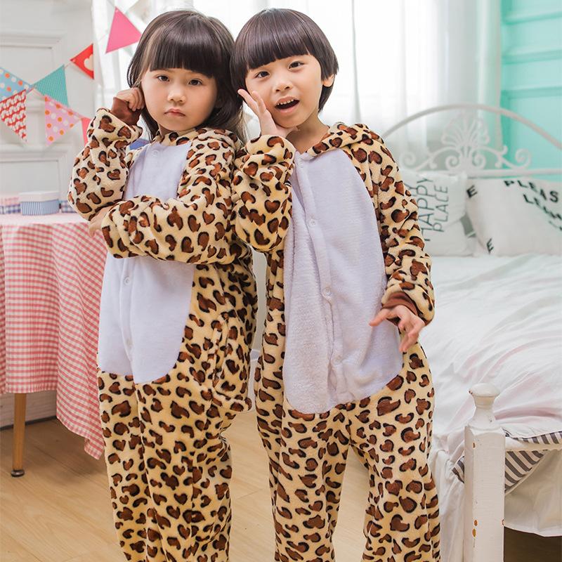 Изображение товара: Комбинезон детский с капюшоном и леопардовым принтом, для мальчиков и девочек