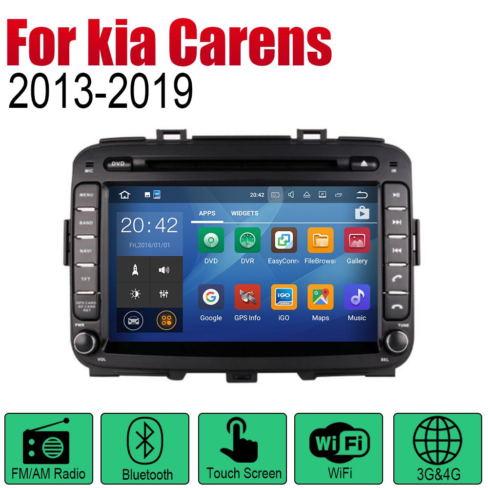 Изображение товара: Автомагнитола на Android, 2 Din, DVD, мультимедийный плеер для Kia Carens 2013 ~ 2019, аксессуары, магнитола