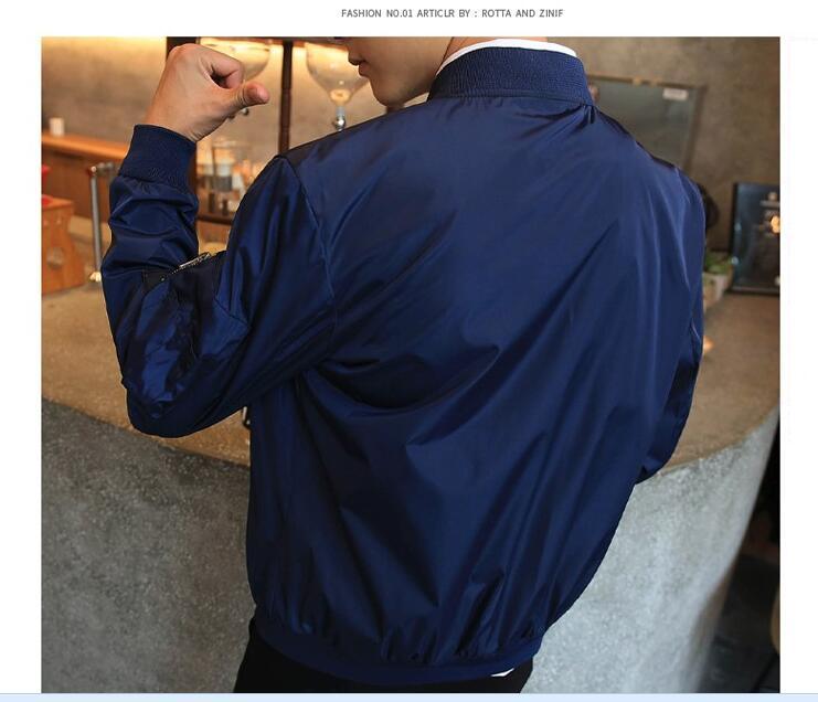 Изображение товара: Мужская куртка-бомбер, приталенная куртка-пилот в стиле хип-хоп, куртки размера плюс 4XL