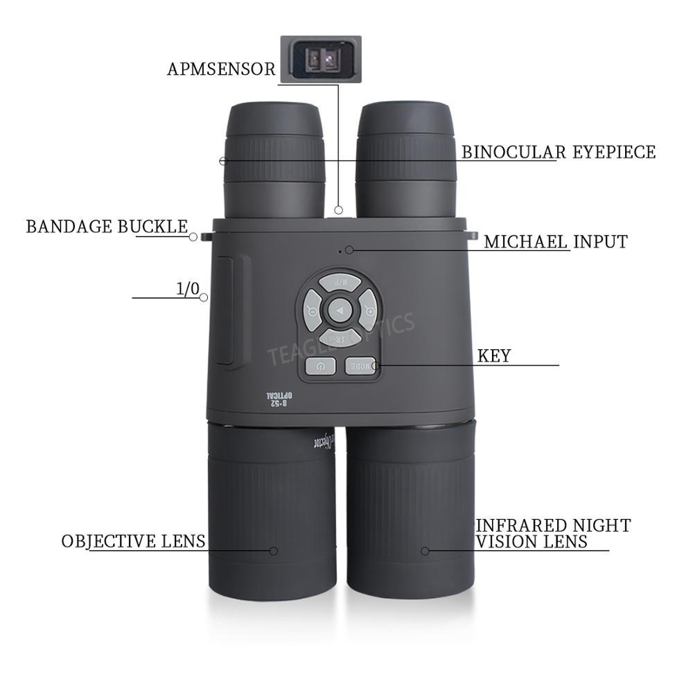 Изображение товара: Не ATN T101 Инфракрасный цифровой охотничий бинокль ночного видения 2.0 ЖК военные очки дневного и ночного видения телескоп для охоты