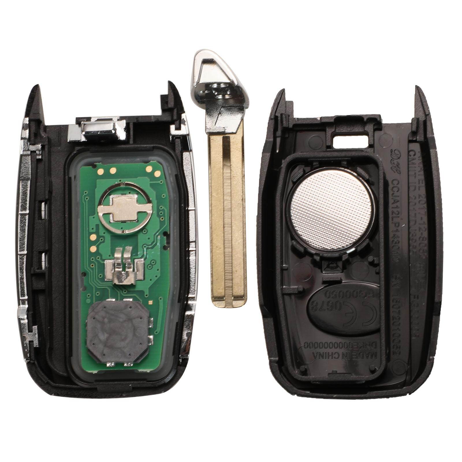 Изображение товара: Kutery 5 шт. 3 кнопки флип складной умный дистанционный ключ-брелок от машины 434 МГц ID46 Pcf7952 чип для Kia K5 FCC:95440-3W600