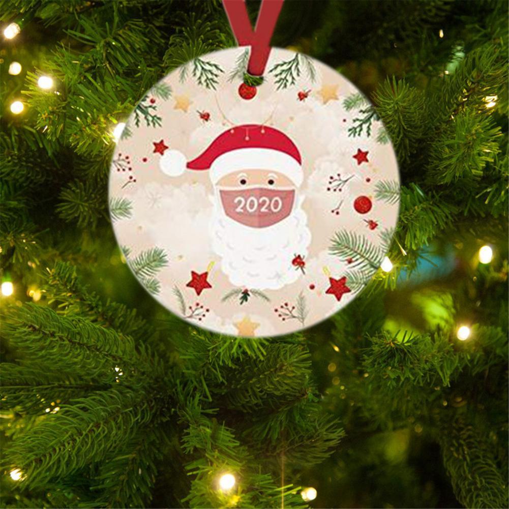 Изображение товара: Деревянное подвесное украшение для новогодней елки, 15 видов стилей год