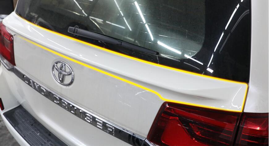 Изображение товара: Спойлер для багажника заднего крыла автомобиля ABS с лампой подходит для 08-18 Toyota Land Cruiser LC200 2008-2018