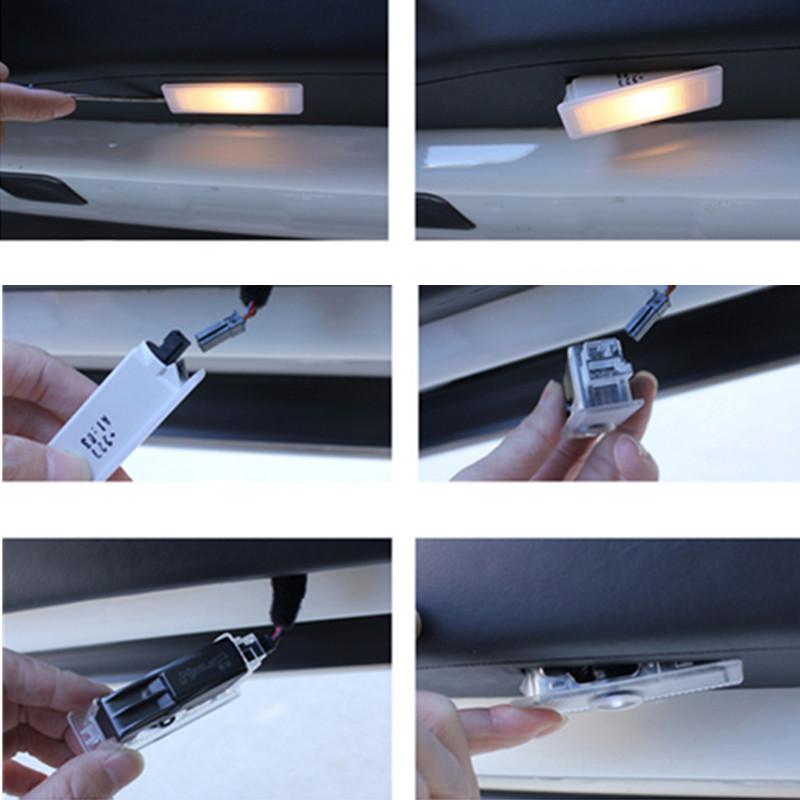 Изображение товара: 2 шт., Автомобильный светодиодный лазерный проектор с логотипом «приветственная дверь»