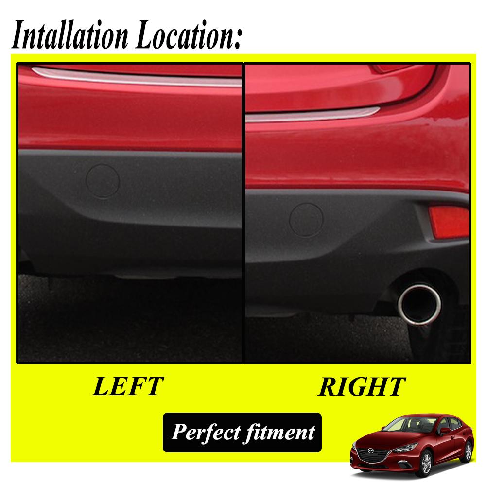 Изображение товара: Крышка заднего бампера для Mazda 3 Axela BM BN 2014-2018, крышка прицепа с крючком буксирного отверстия R & L BHN1-50-EK1-BB 14 15 16 BHN1-50-EL1-BB