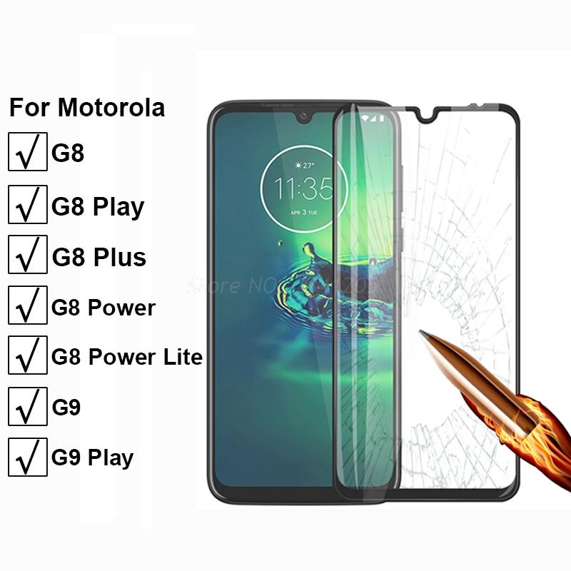 Изображение товара: 2-1 шт. 9D закаленное стекло с полным клеем для Motorola Moto G9 Play Защита экрана для Moto G8 Play Plus G9 G8 Power Lite XT2019 стекло