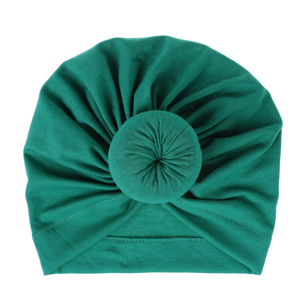 Изображение товара: 2020 модная женская повязка на голову с пончиками, тюрбан, шапки, мусульманский головной платок, однотонная хлопковая хиджаб шапка, Женские аксессуары для волос, Кепка из Индии