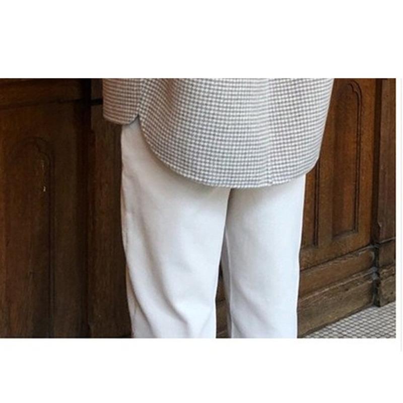 Изображение товара: Женское Короткое шерстяное пальто в клетку 2021, свободная повседневная Уличная одежда из твида, женский шерстяной Блейзер, куртка