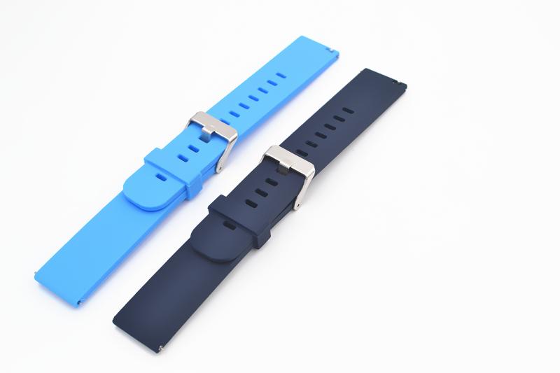 Изображение товара: 18 мм 20 мм 22 мм силиконовый ремешок для часов аксессуары для Huami Amazfit Bip Смарт-часы ремешок браслет для Samsung Galaxy 42 мм 46 мм