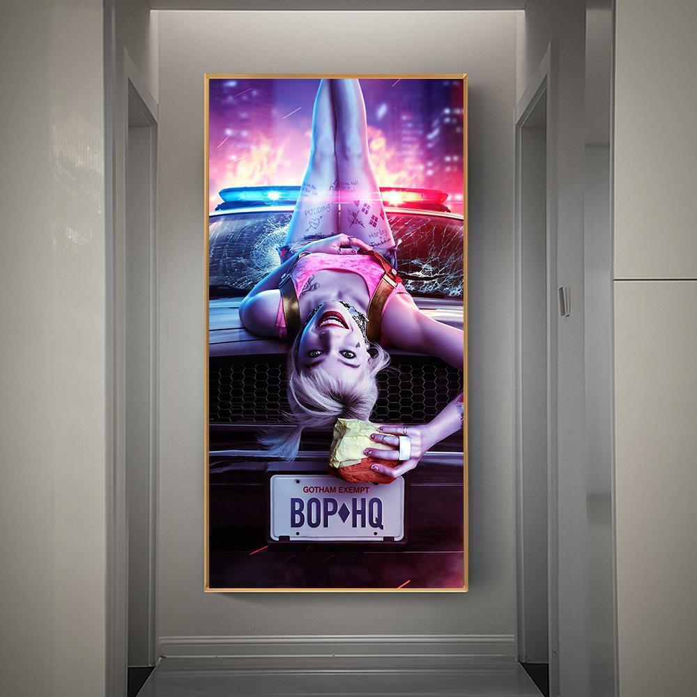 Изображение товара: Настенные постеры из сериала «Безумный Харли», Картина на холсте для женщин, настенные художественные картины для гостиной, домашний декор (без рамки)
