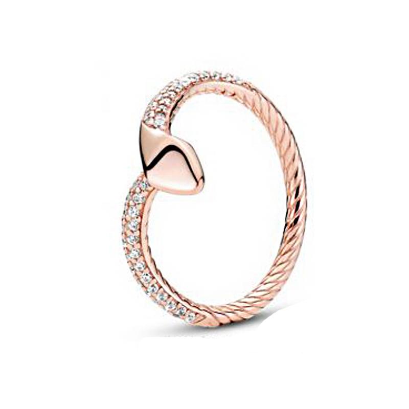 Изображение товара: 2020 Новинка осени Кольцо Коллекция 925 кольцо из стерлингового серебра с серебряным змеиным с рисунком черепа кольцо, модное ювелирное изделие для женщин, подарок на день рождения